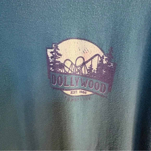 VTG Dollywood Tennessee XL T-Shirt Great Smokey Mountains Tee Theme Park - Picture 3 of 6